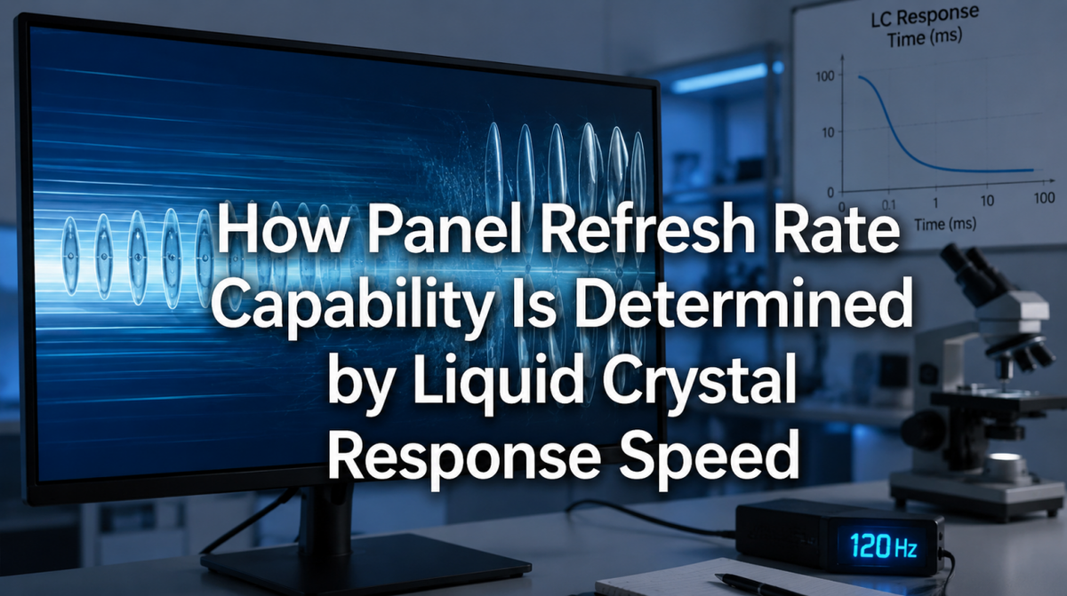 How Panel Refresh Rate Capability Is Determined by Liquid Crystal Response Speed