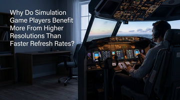 Why Do Simulation Game Players Benefit More From Higher Resolutions Than Faster Refresh Rates?