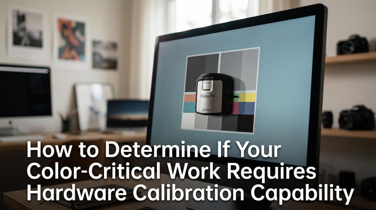 How to Determine If Your Color-Critical Work Requires Hardware Calibration Capability