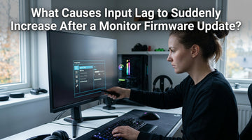 What Causes Input Lag to Suddenly Increase After a Monitor Firmware Update?