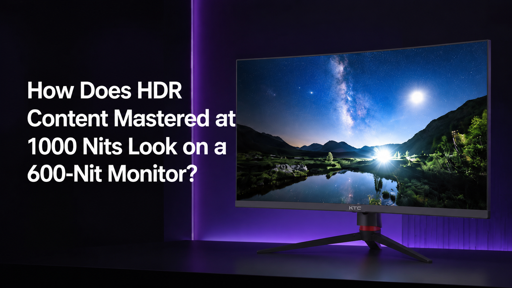 How Does HDR Content Mastered at 1000 Nits Look on a 600-Nit Monitor?