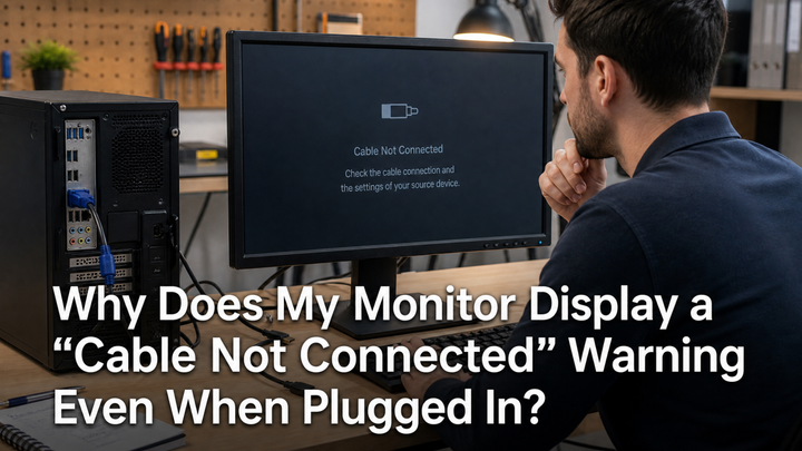 Fix Monitor 'Cable Not Connected' Warning (When Plugged In)