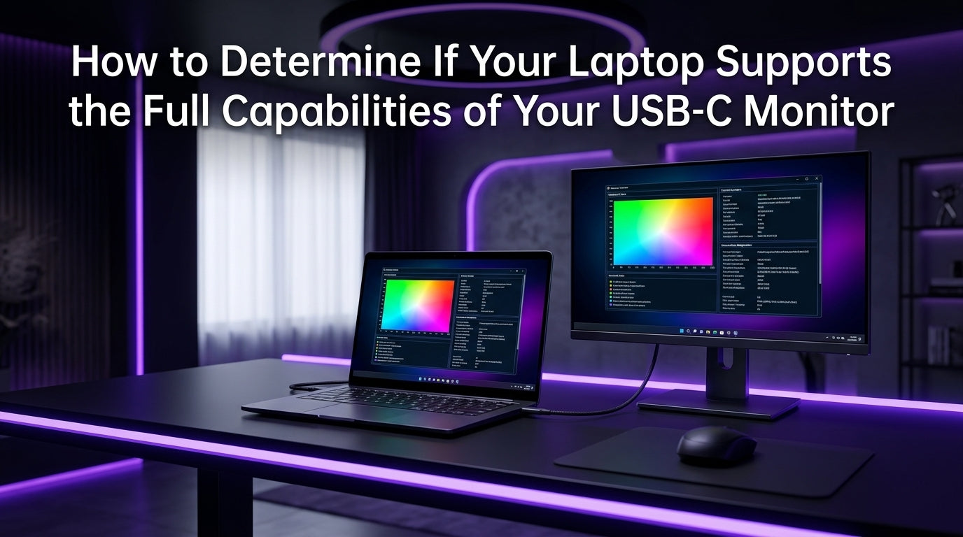How to Determine If Your Laptop Supports the Full Capabilities of Your USB-C Monitor