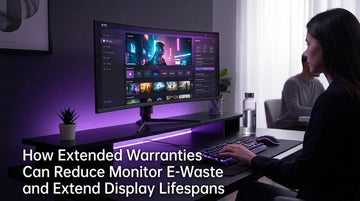 How Extended Warranties Can Reduce Monitor E-Waste and Extend Display Lifespans