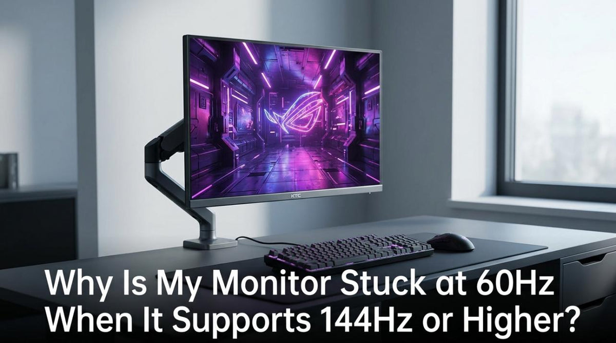 Monitor Button Stuck Monitor Stuck at 60Hz? How to Enable 144Hz or Higher