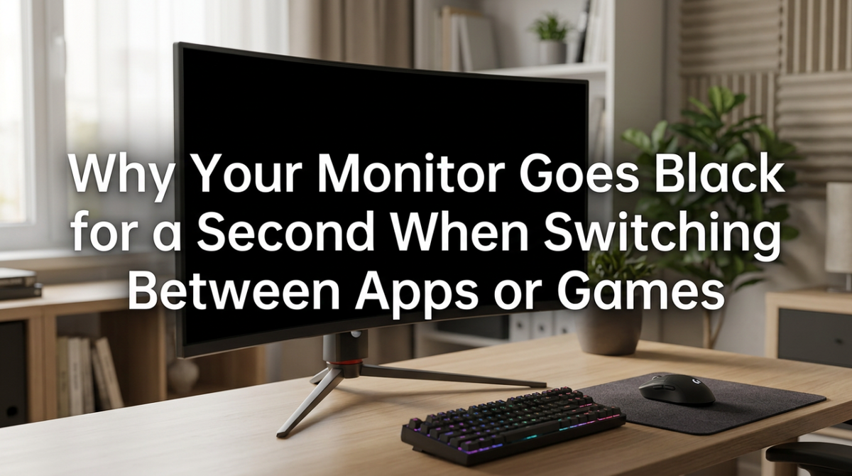 Monitor Goes Black for a Second: Causes & Simple Fixes