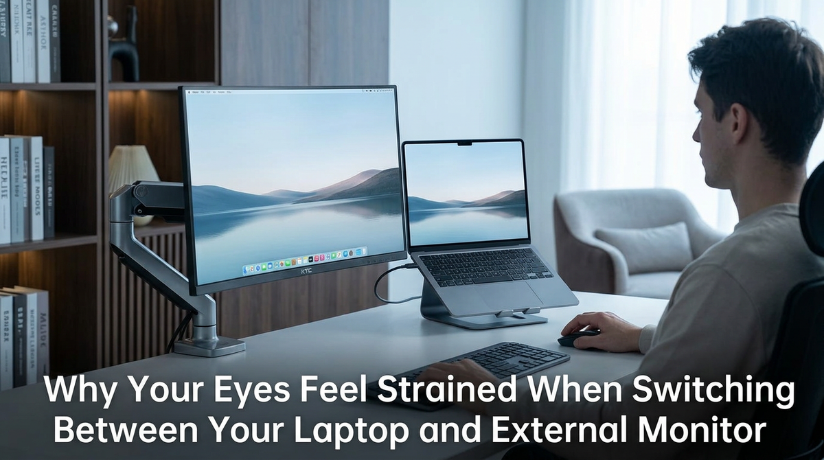 Eye Strain from Laptop & External Monitor: How to Fix It