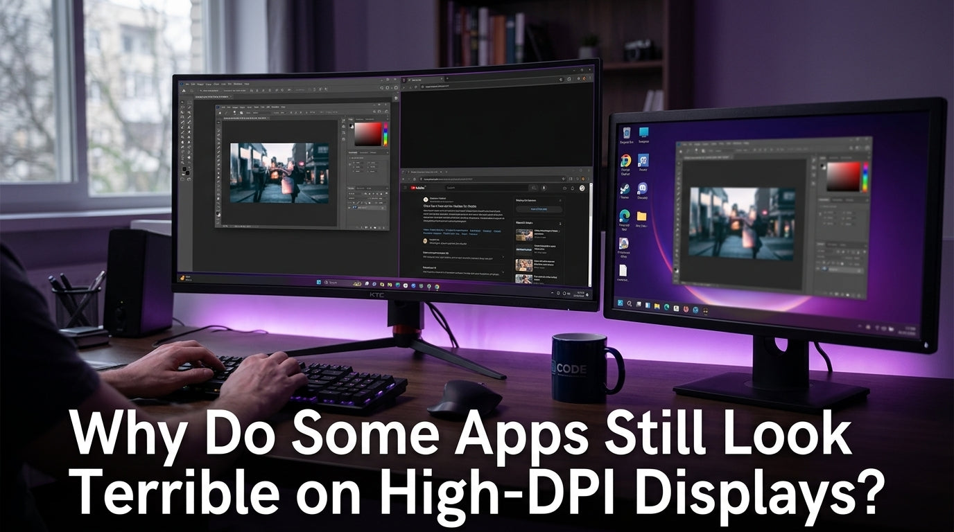 Why Do Some Apps Still Look Terrible on High-DPI Displays?