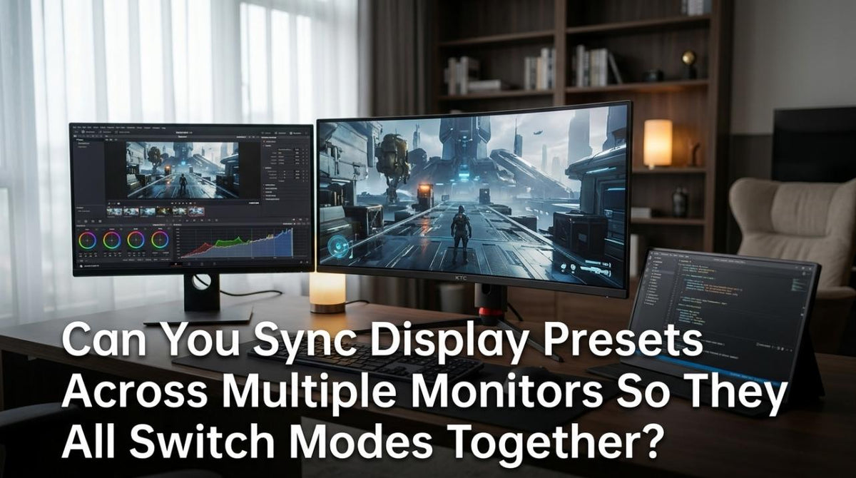 Can You Sync Display Presets Across Multiple Monitors So They All Switch Modes Together?