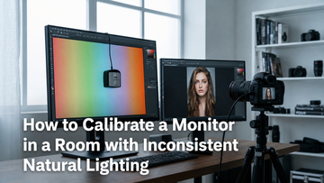How to Calibrate a Monitor in a Room with Inconsistent Natural Lighting