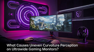 What Causes Uneven Curvature Perception on Ultrawide Gaming Monitors?