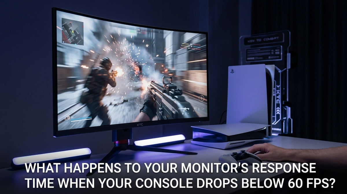 What Happens to Your Monitor’s Response Time When Your Console Drops Below 60 FPS?