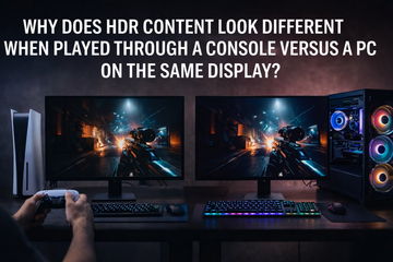 Why Does HDR Content Look Different When Played Through a Console Versus a PC on the Same Display?