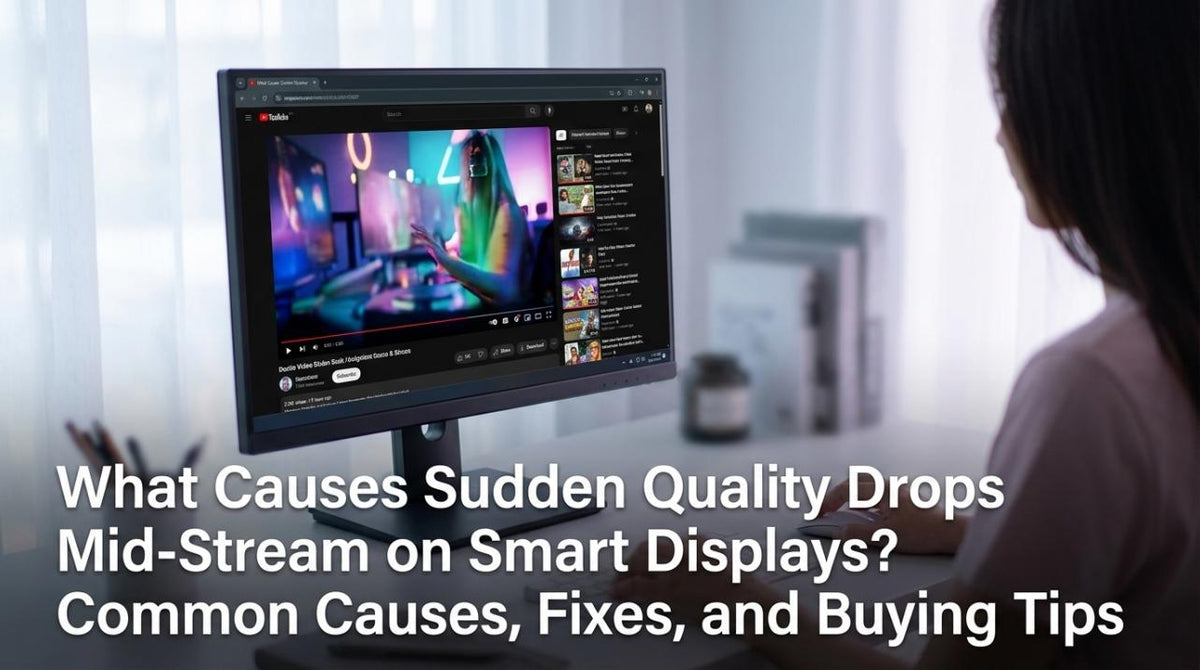 What Causes Sudden Quality Drops Mid-Stream on Smart Displays? Common Causes, Fixes, and Buying Tips