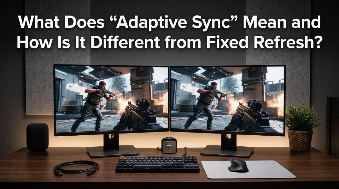 What Does “Adaptive Sync” Mean and How Is It Different from Fixed Refresh?
