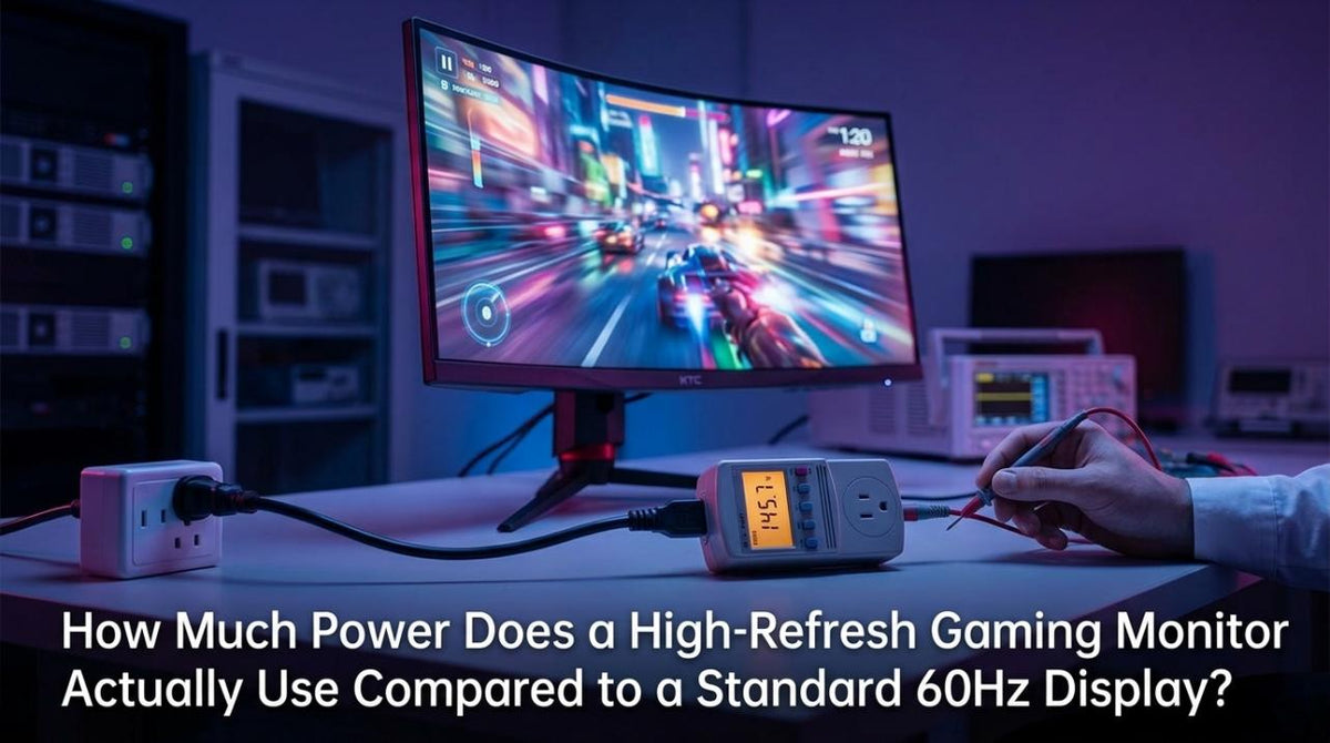 How Much Power Does a High-Refresh Gaming Monitor Actually Use Compared to a Standard 60Hz Display?