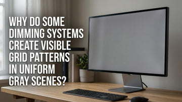 Why Do Some Dimming Systems Create Visible Grid Patterns in Uniform Gray Scenes?