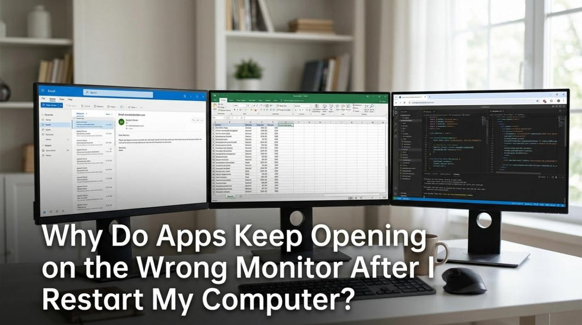 Why Do Apps Keep Opening on the Wrong Monitor After I Restart My Computer?