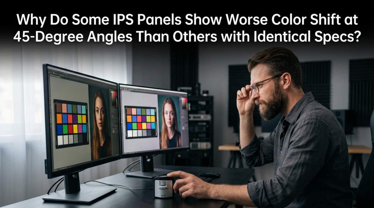 Why Do Some IPS Panels Show Worse Color Shift at 45-Degree Angles Than Others with Identical Specs?