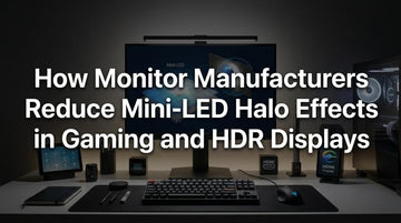 How Monitor Manufacturers Reduce Mini-LED Halo Effects in Gaming and HDR Displays