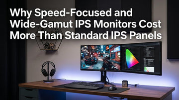 Why Speed-Focused and Wide-Gamut IPS Monitors Cost More Than Standard IPS Panels