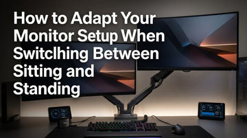 How to Adapt Your Monitor Setup When Switching Between Sitting and Standing