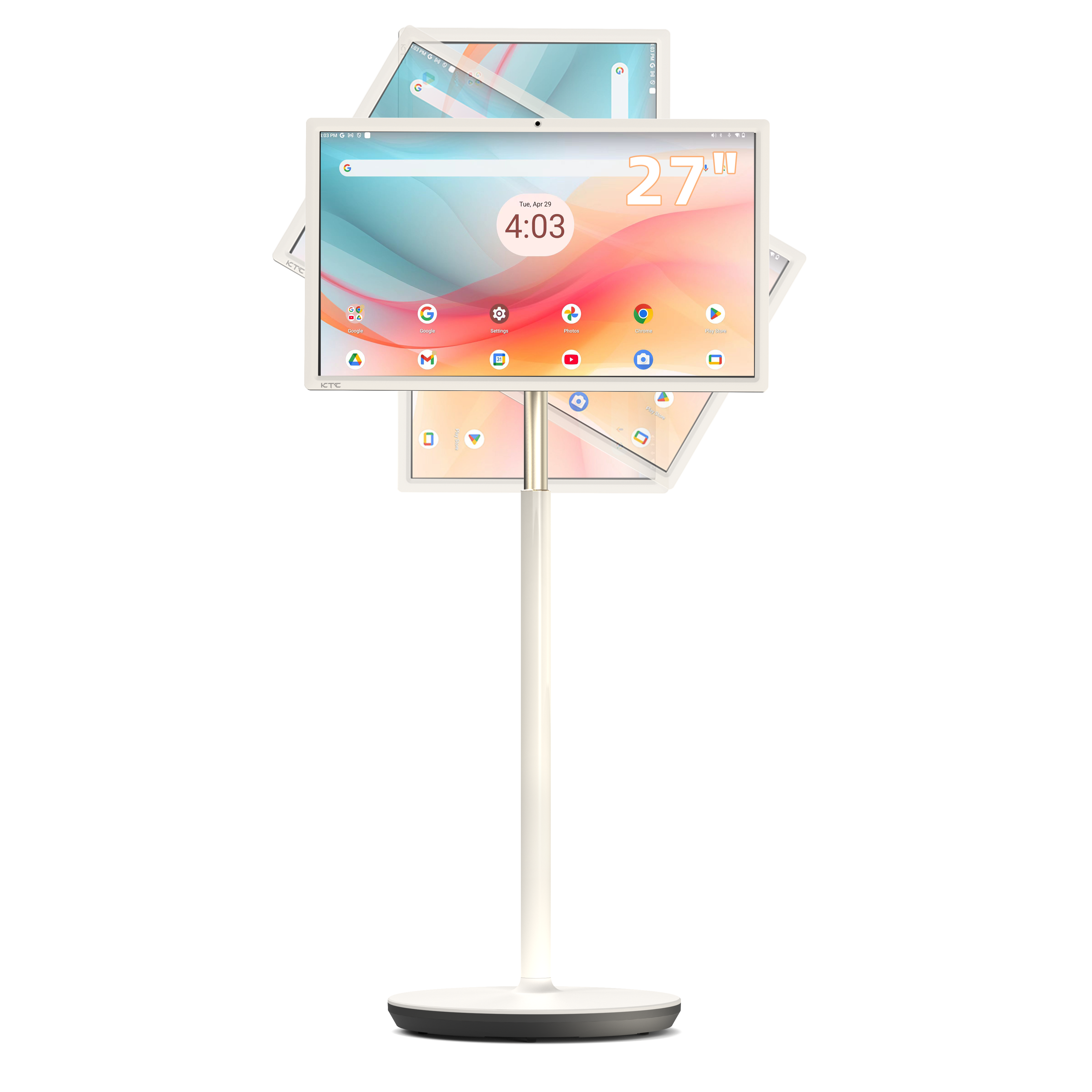 KTC 27" 1080P Mobile Touch Screen Monitor - Google EDLA for Travel ＆Home