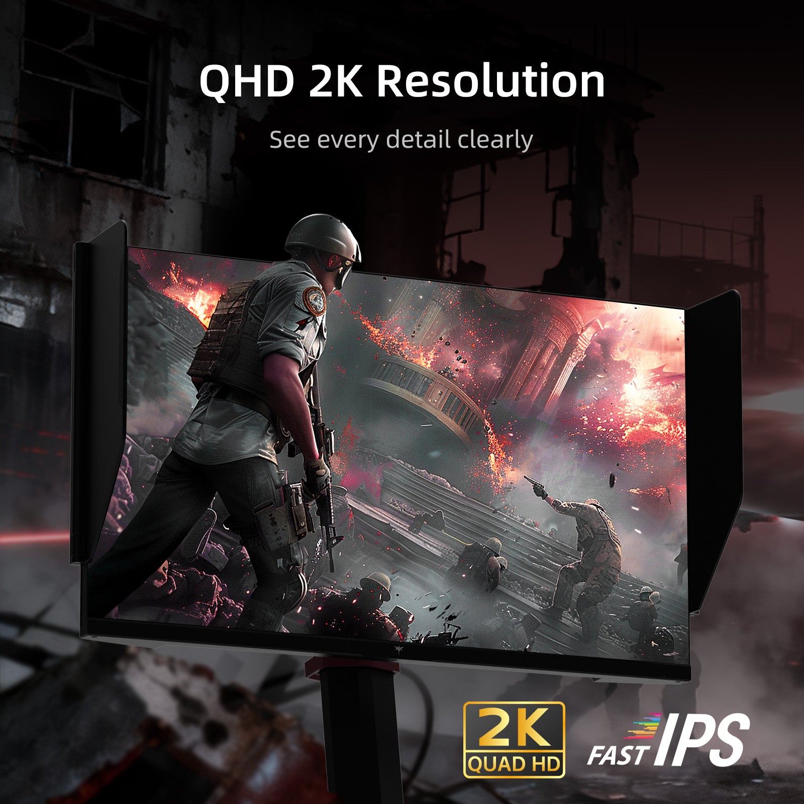 KTC 27" 2K 210Hz wtih Shielding Hood Gaming monitor丨27M1