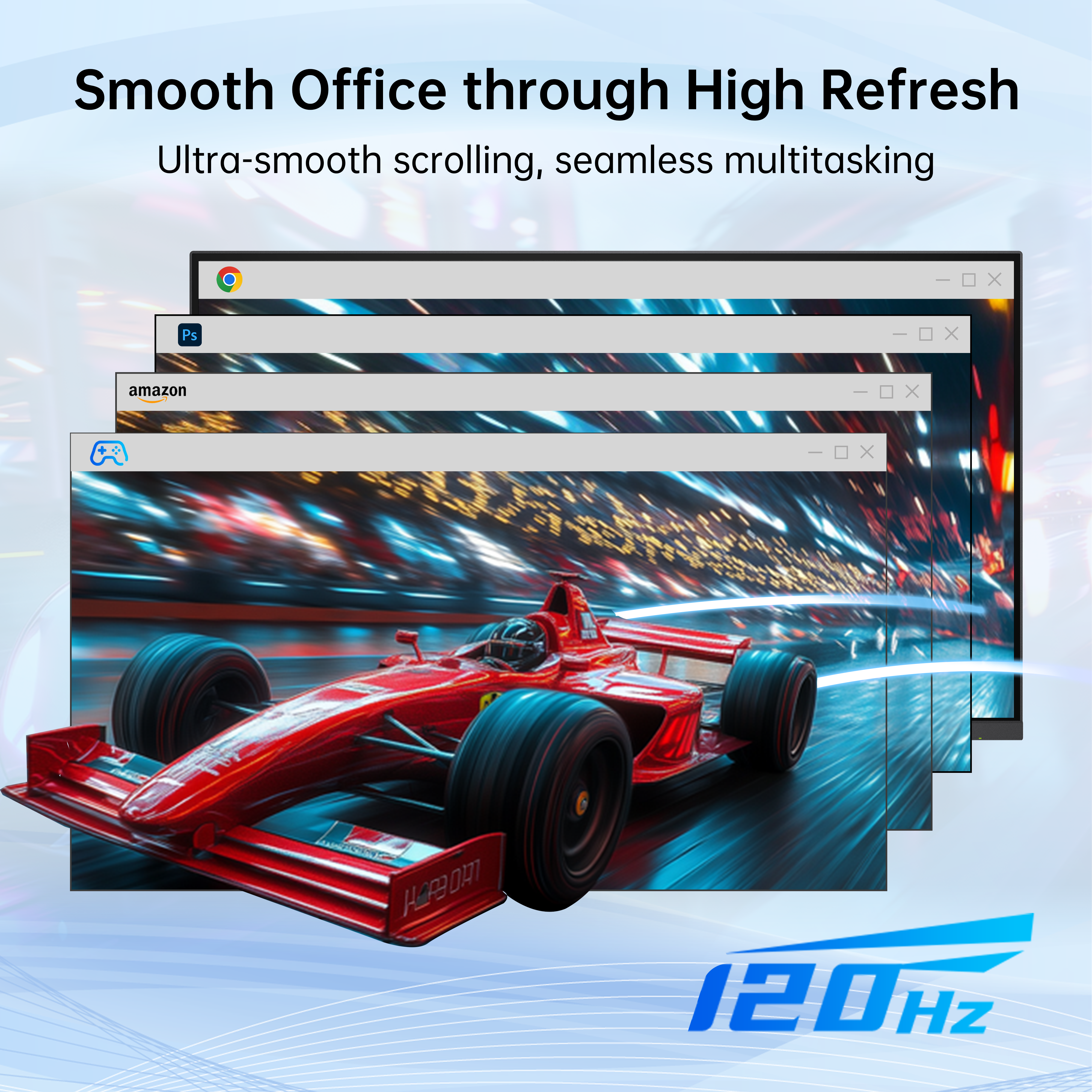 KTC 32" Monitor with 120Hz＆IPS Panel for Home Office