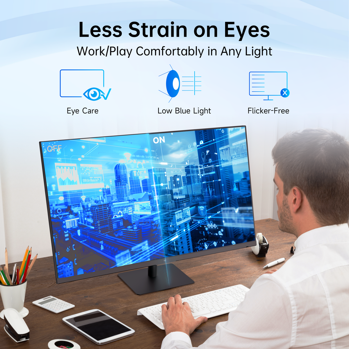 32-inch Monitor | 1440p 120Hz IPS Monitor for Home & Office