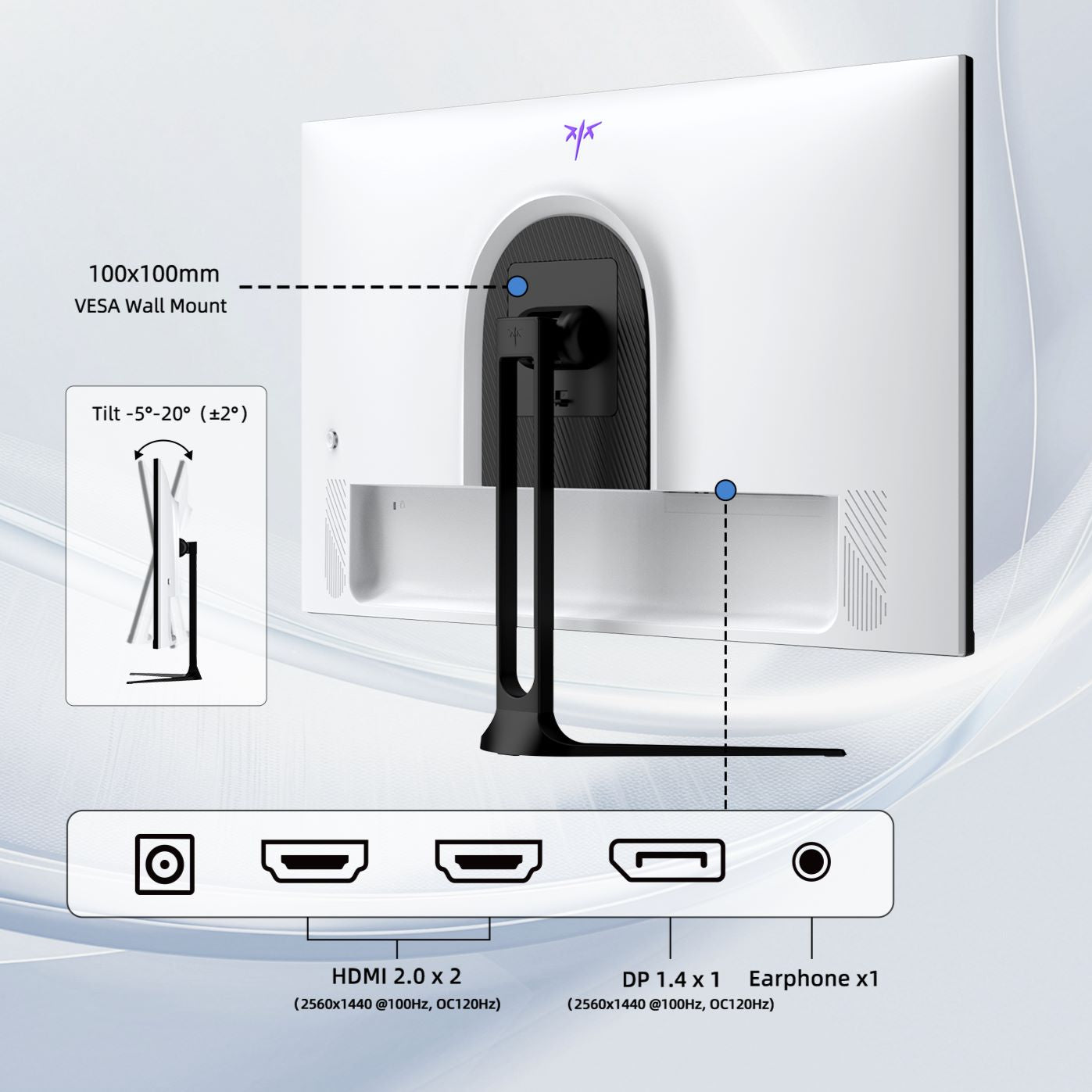 KTC 32" 2K IPS 100Hz/120Hz Home＆Office Monitor | H32D6