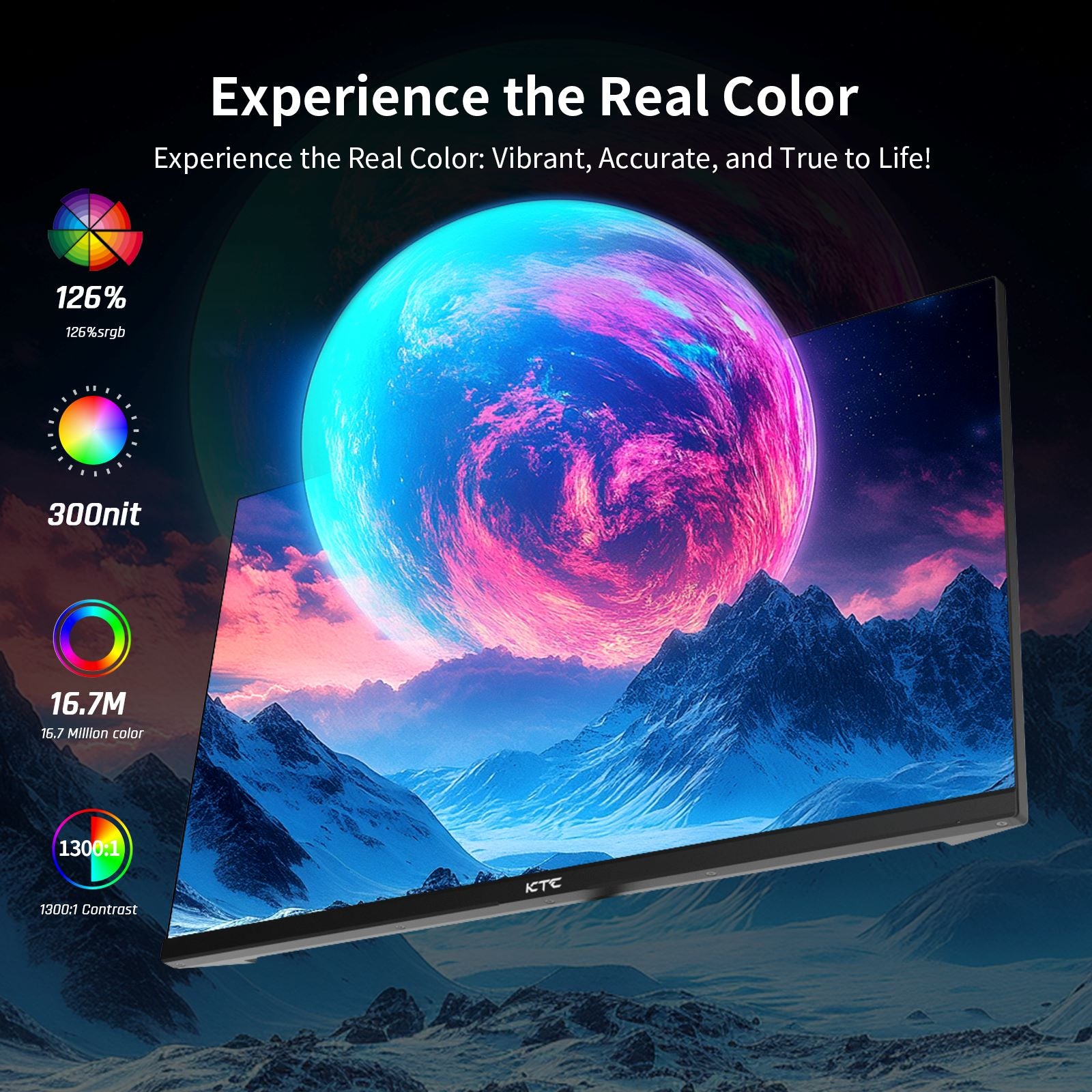 KTC 24.5" FHD 100Hz IPS Monitor for Work & Casual Gaming | H25B7