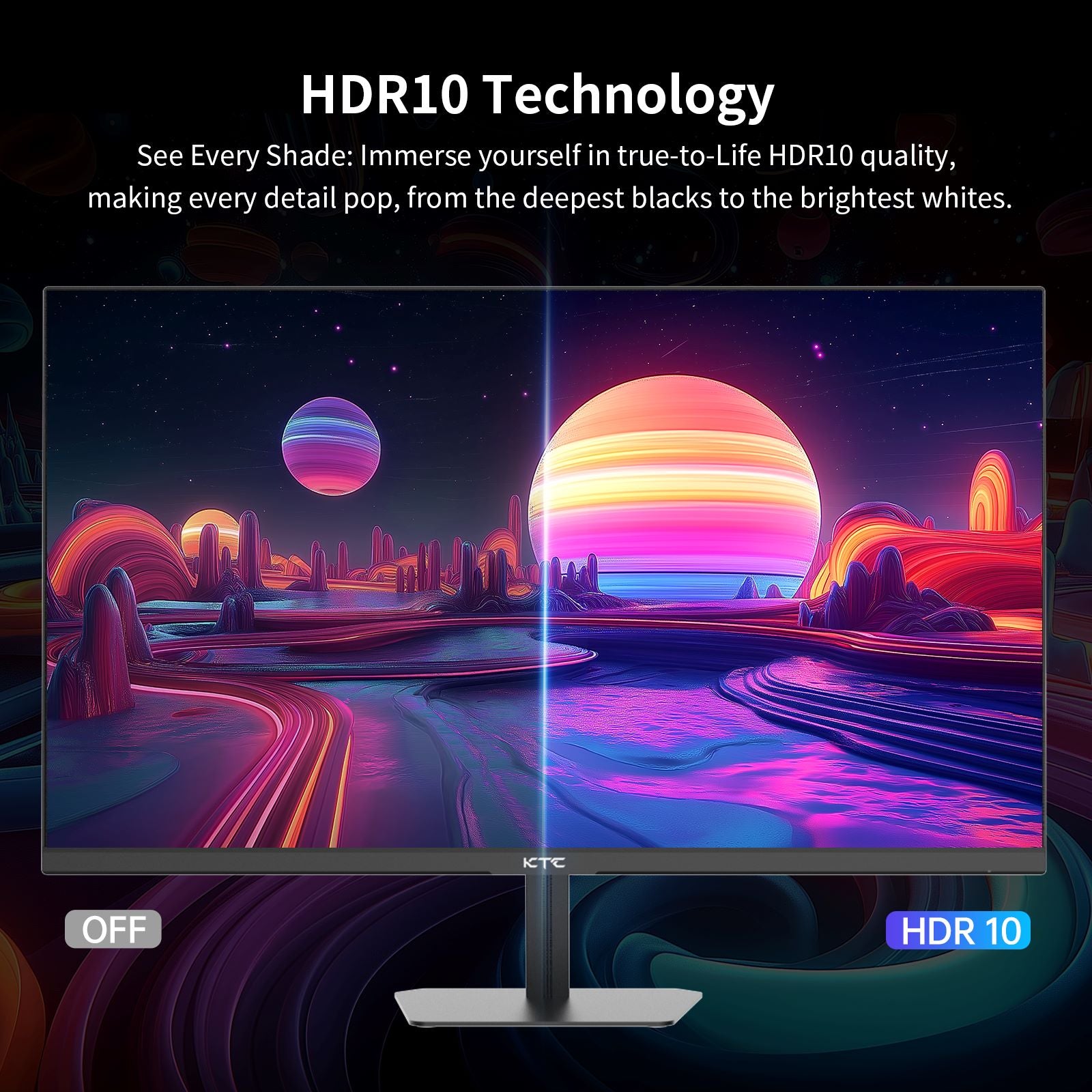 KTC 24.5" FHD 100Hz IPS Monitor for Work & Casual Gaming | H25B7