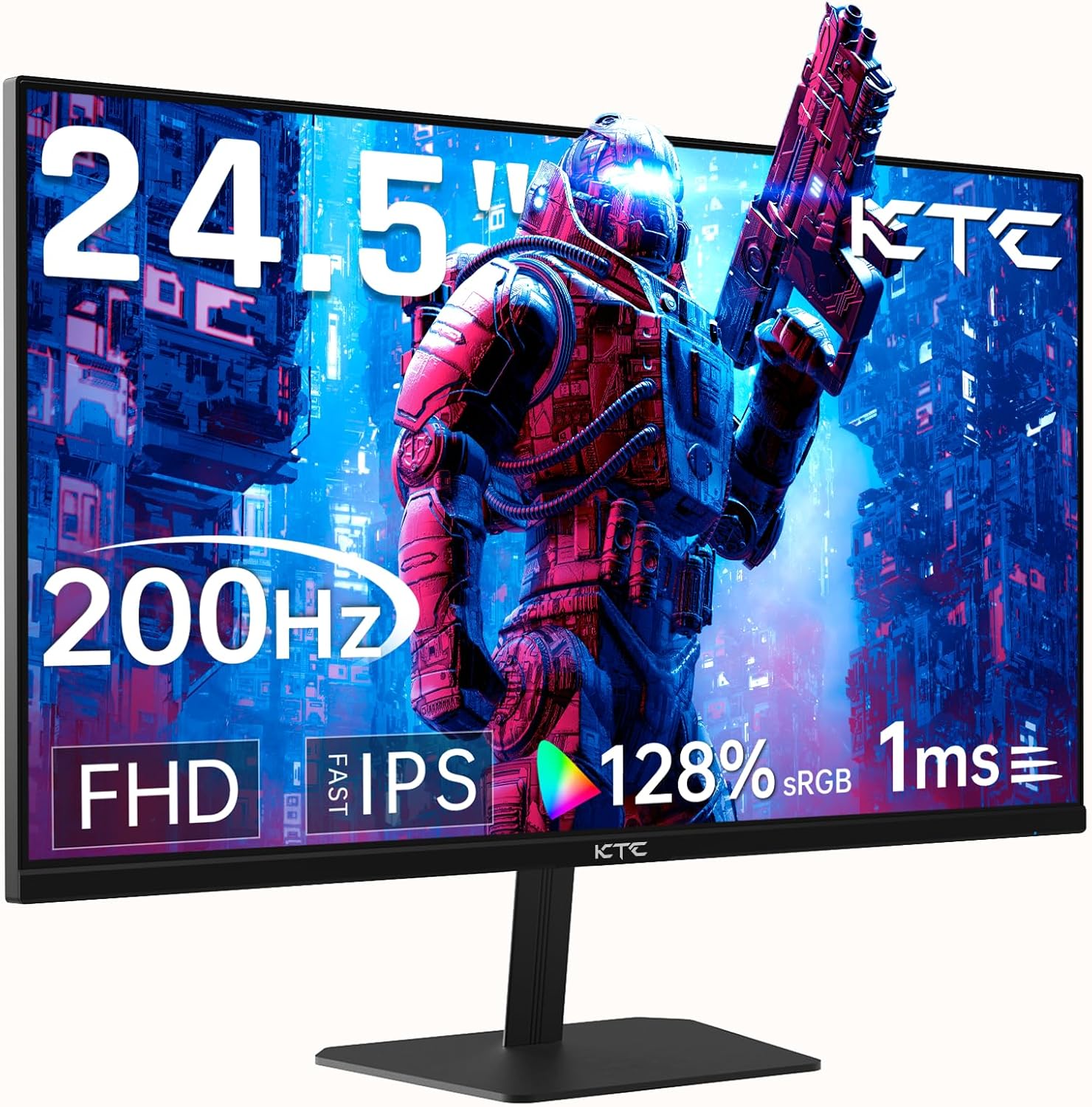 KTC H25T7 ゲーミングモニター 24.5インチ 美品 KTC H25T7 ゲーミングモニター』レビュー、180Hz高リフレッシュレート