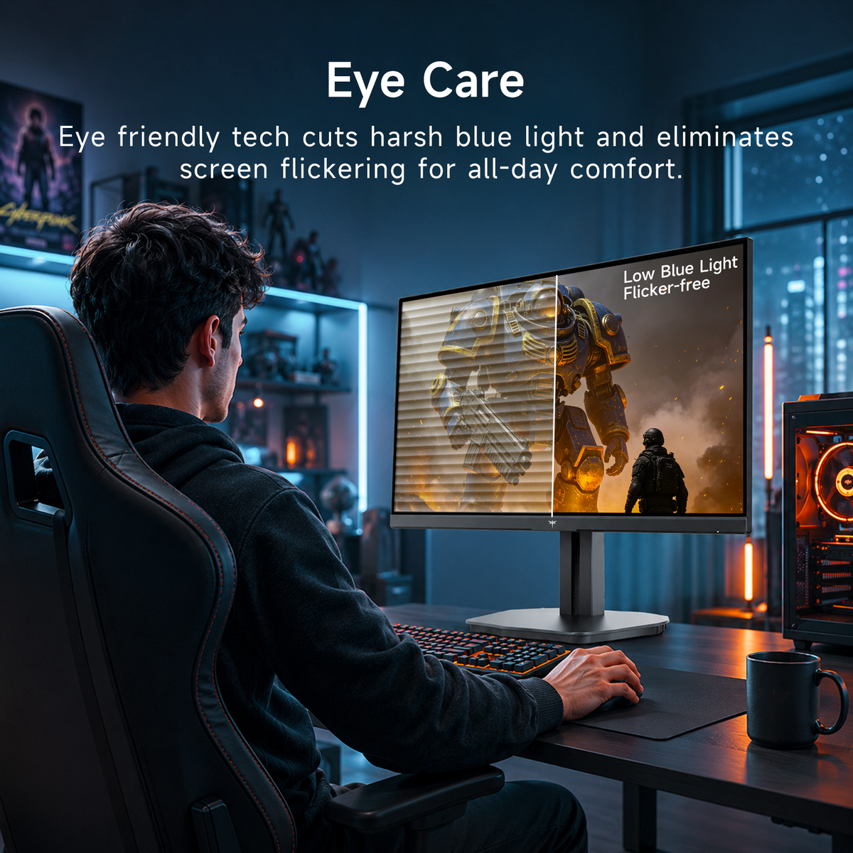 KTC 24.5" FHD 240Hz 1ms Wall Mount Gaming Monitor | H25T7-A