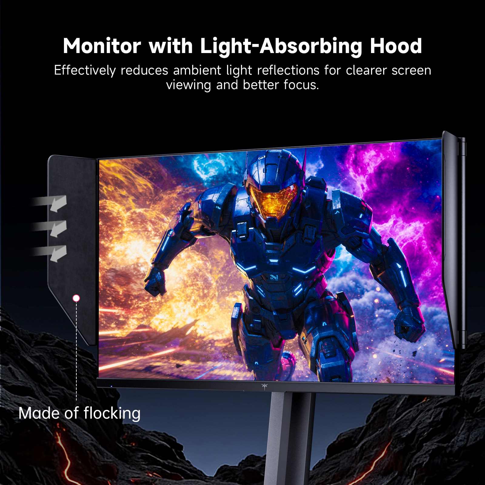 KTC 24.5" FHD 360Hz/400HzOC wtih Shielding Hood Gaming monitor丨25M2 Pro