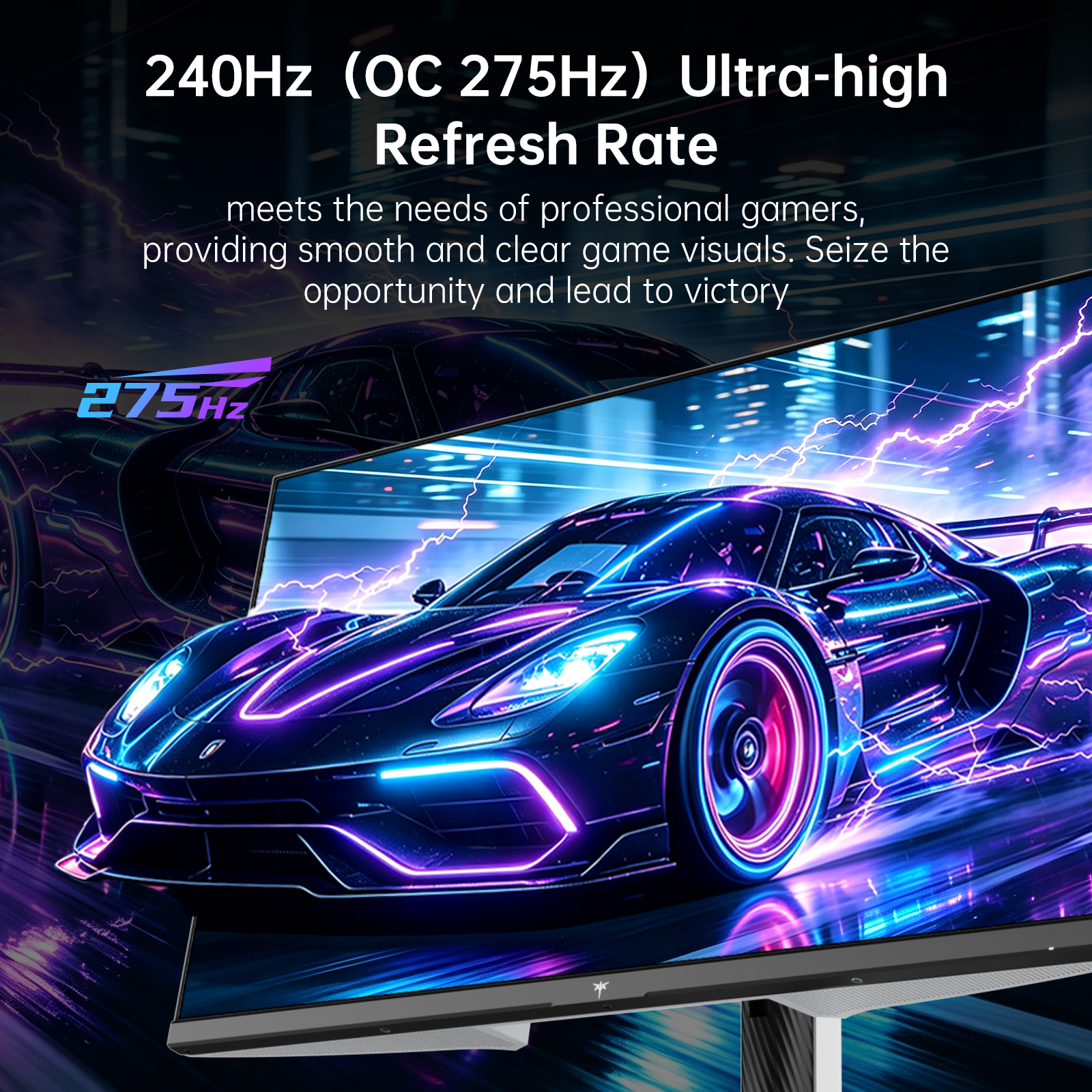KTC 27" 2K 240Hz/275Hz OC Fast IPS Gaming Monitor | H27E6S