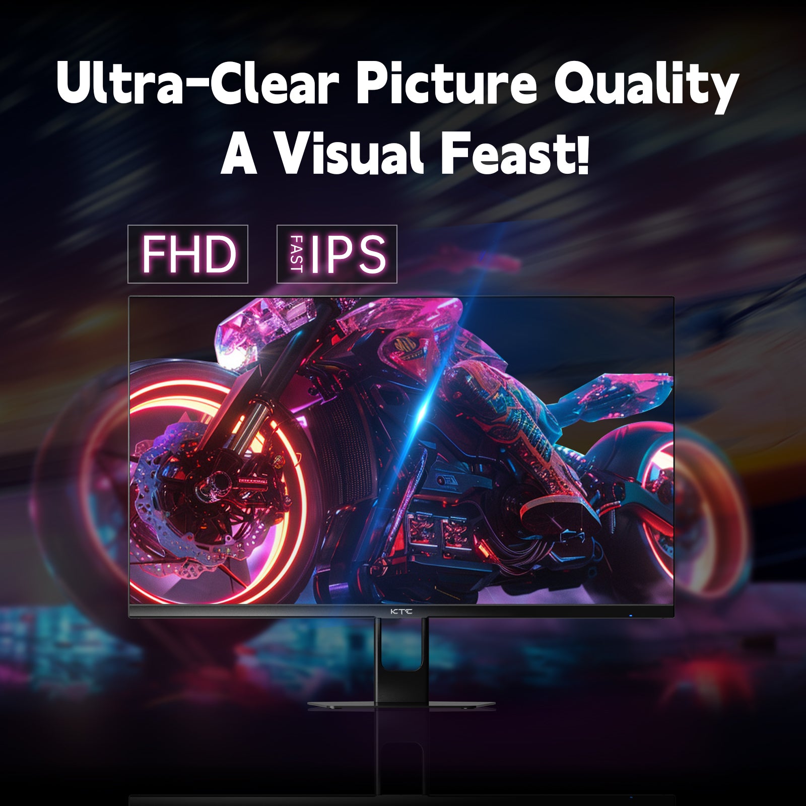 KTC 27" FHD 180Hz 1ms Wall Mount Gaming Monitor | H27F22