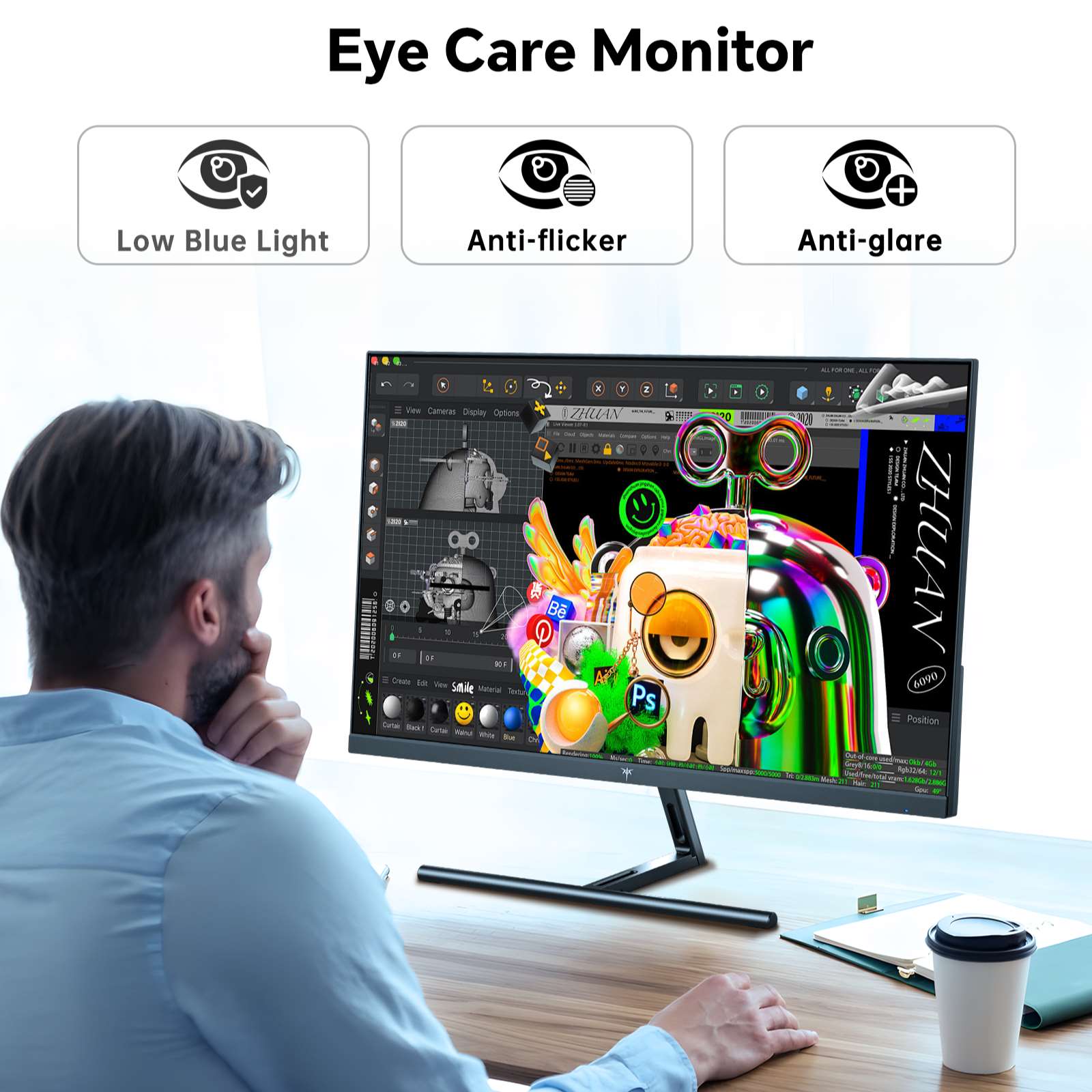 KTC 27" 5K IPS 60Hz/120Hz Home＆Office Monitor | H27P3