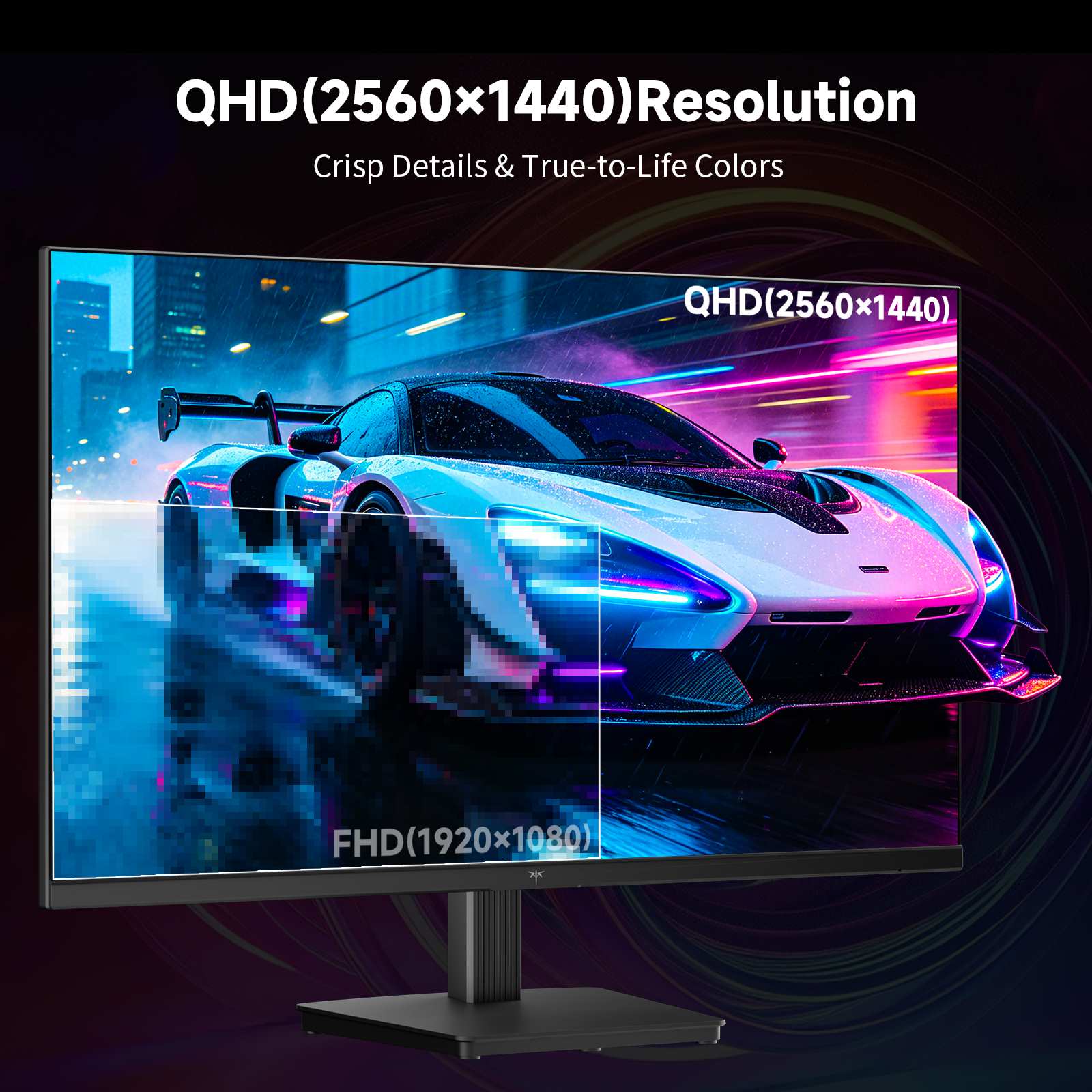 KTC 27" 2K 144Hz HVA High-contrast Gaming Monitor丨H27T27S