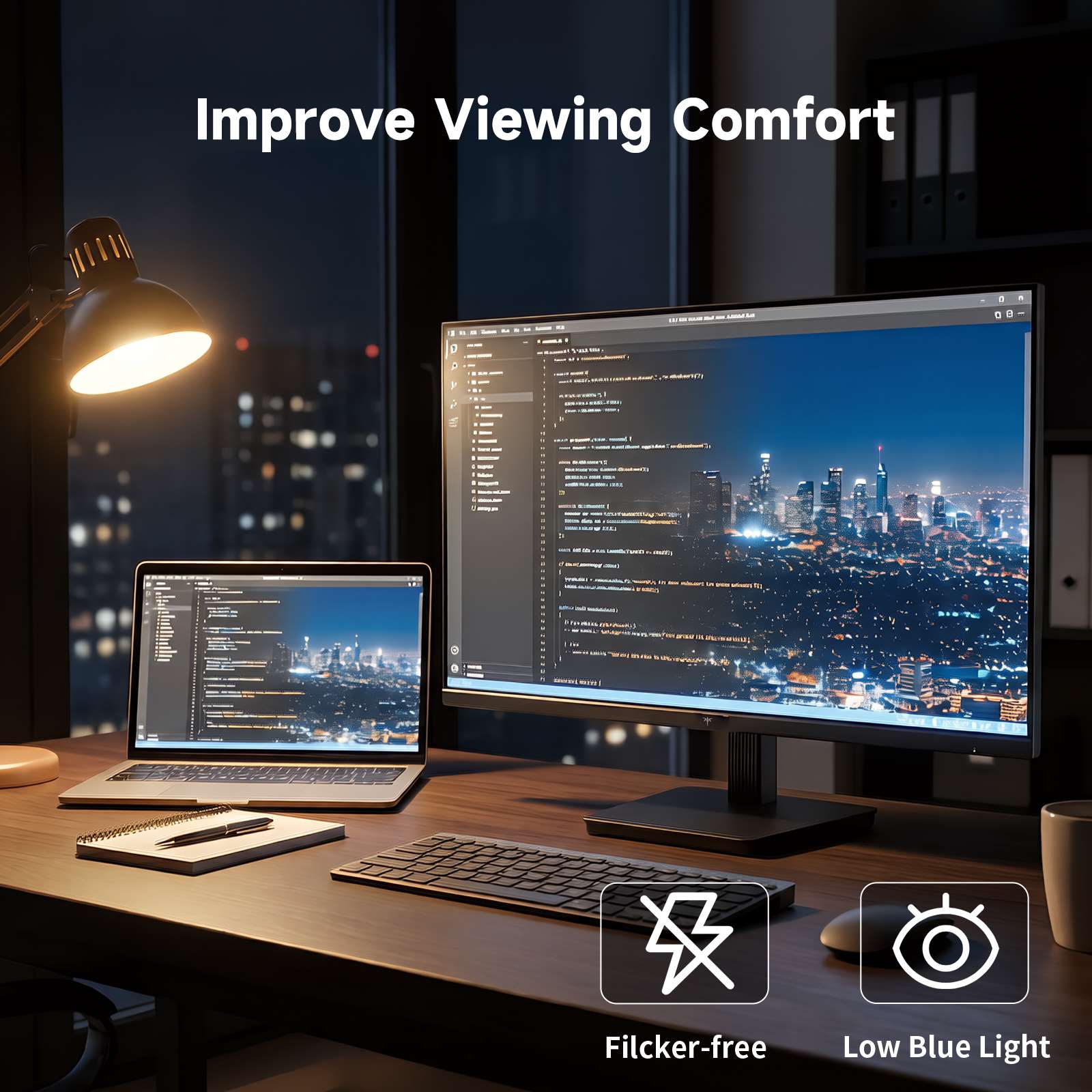 KTC 27" 2K 144Hz HVA High-contrast Gaming Monitor丨H27T27S