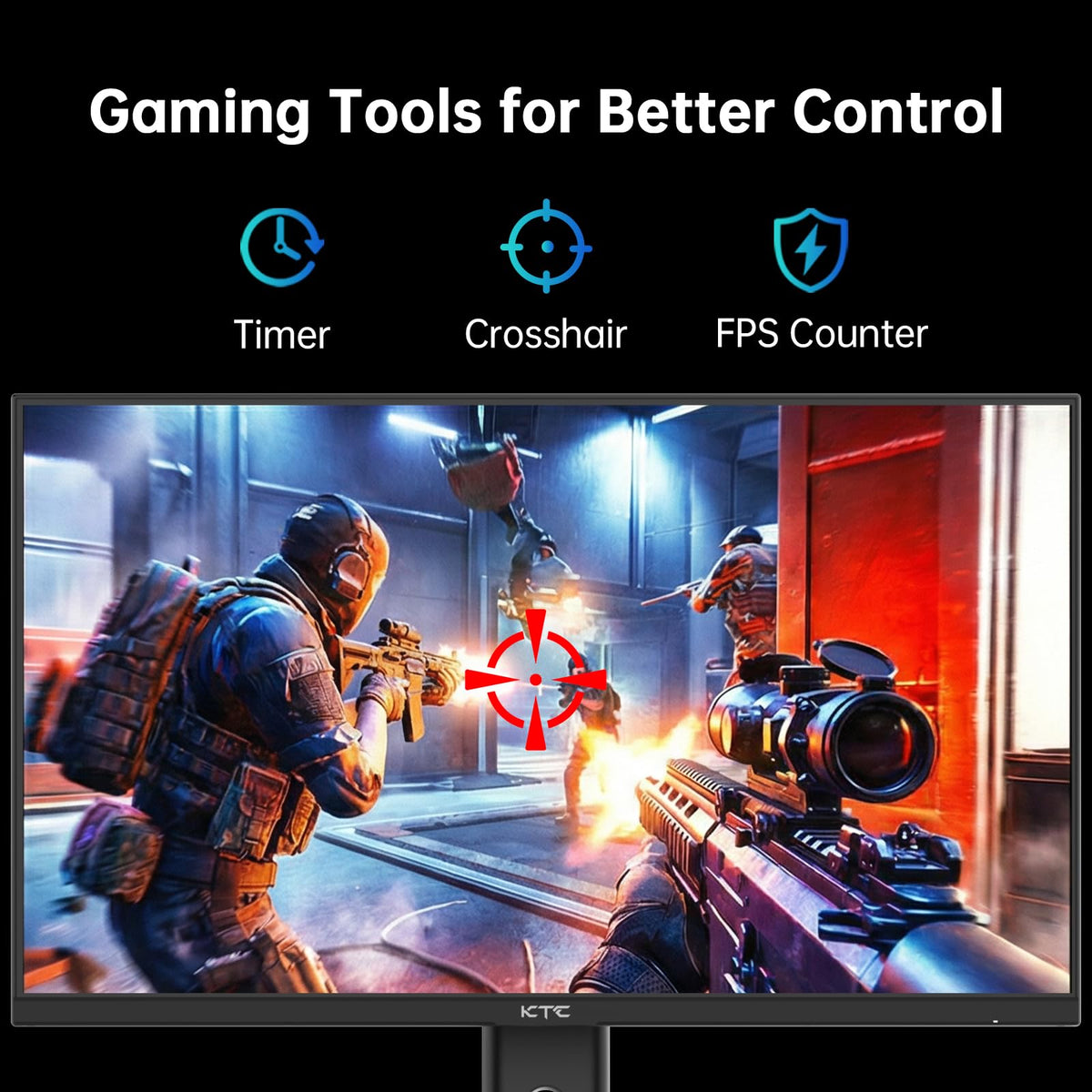 KTC 27" QHD 180Hz Fast IPS Gaming Monitor | H27T7P