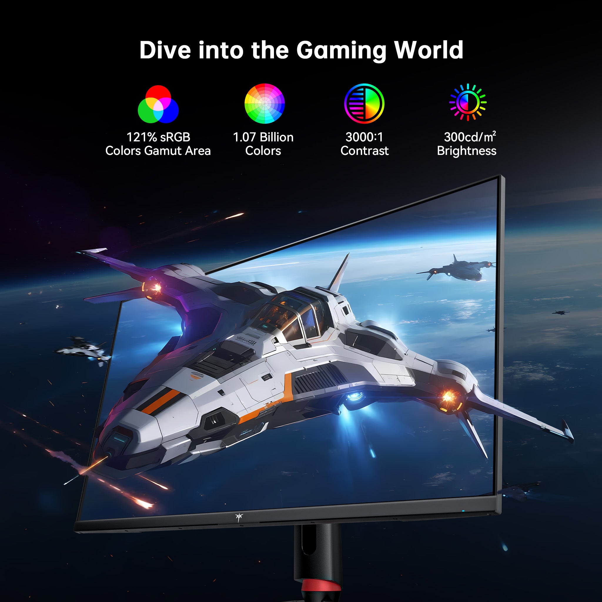 KTC 32" 4K 165Hz Gaming Monitor with Vesa Mount | H32P22P