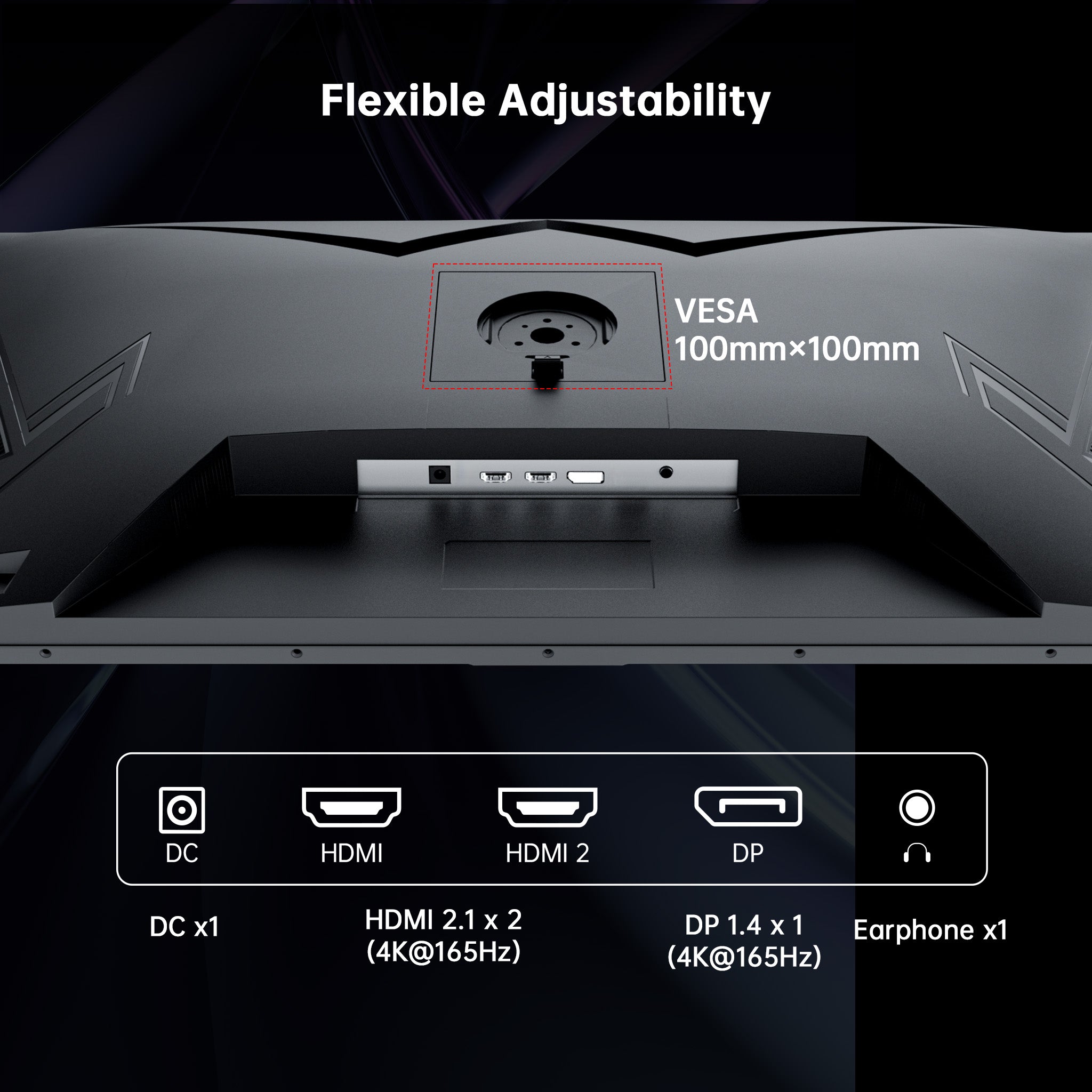 KTC 32" 4K 165Hz Gaming Monitor with Vesa Mount | H32P22P