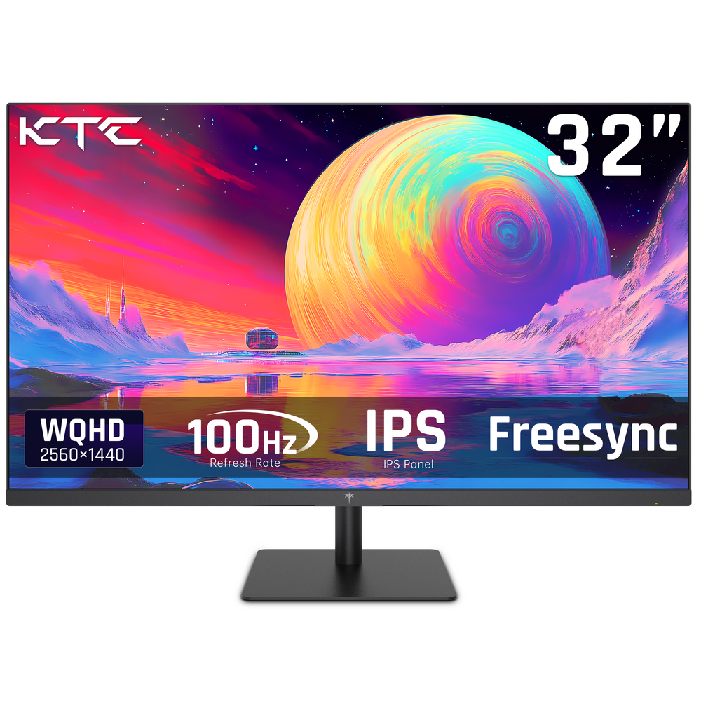 32-inch Monitor | 1440p 120Hz IPS Monitor for Home & Office
