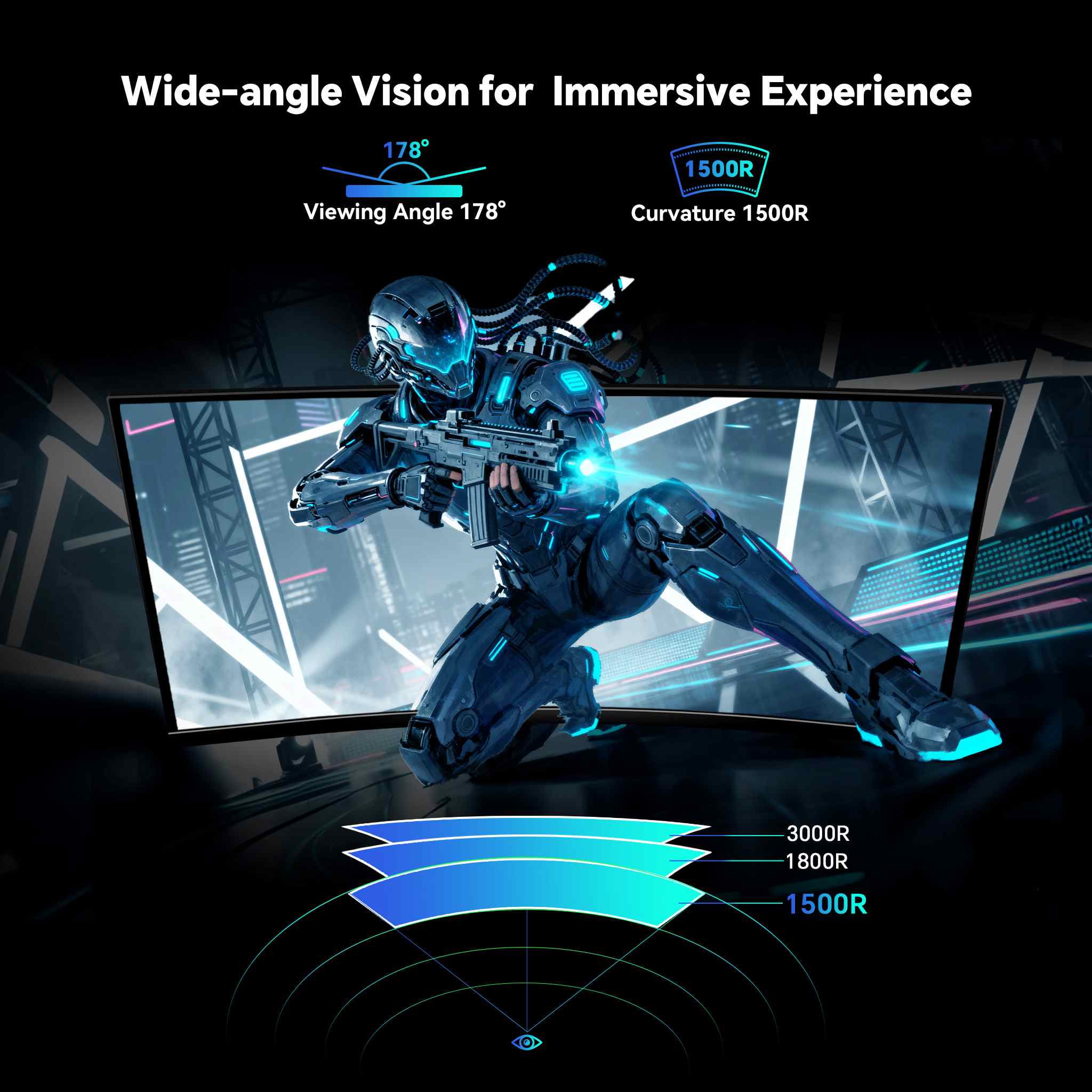 KTC 34" 2K 180Hz/1ms 1500R Curved Gaming Monitor | H34S5