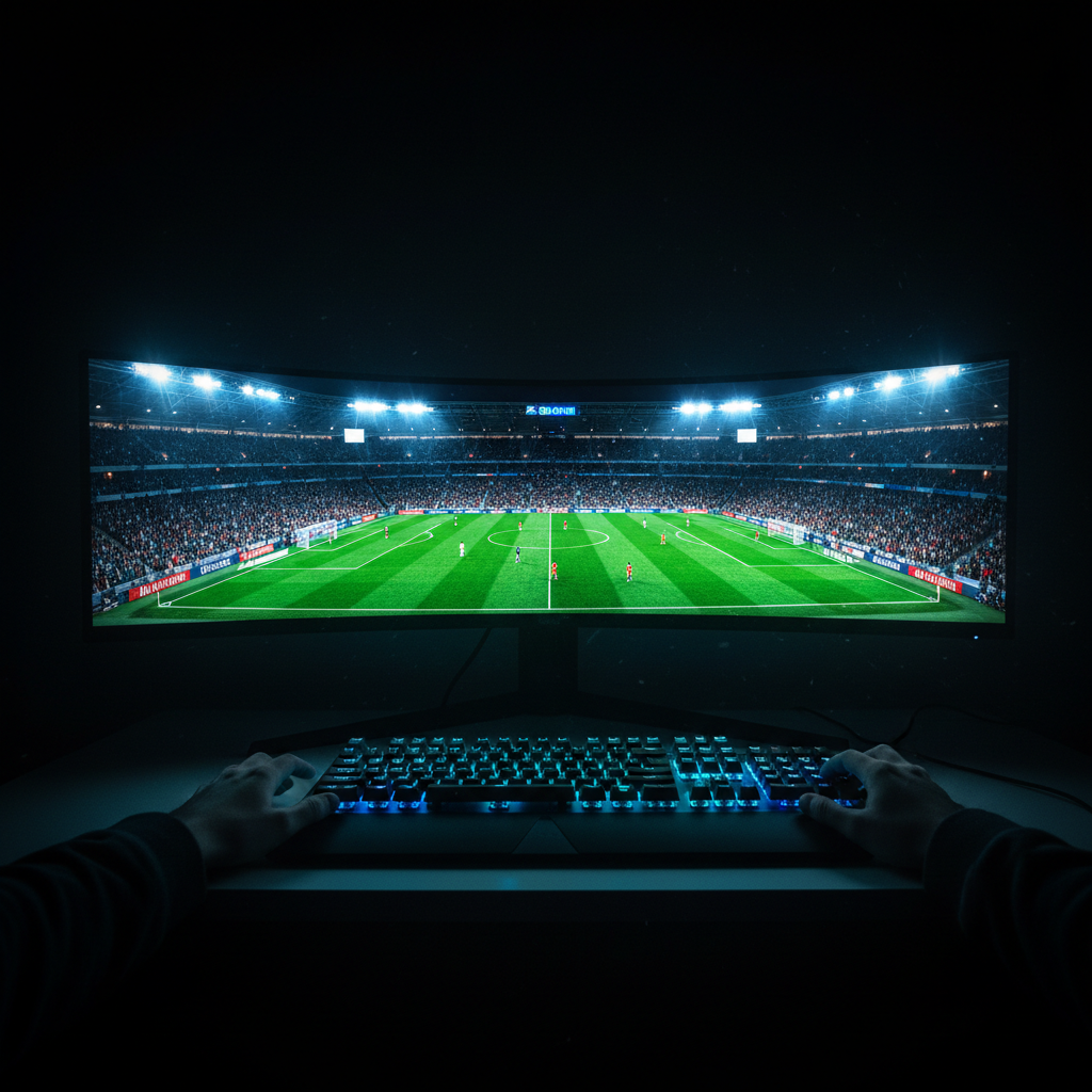KTC 49-inch DQHD 180Hz 1000R curved gaming monitor with ultrawide 32:9 display