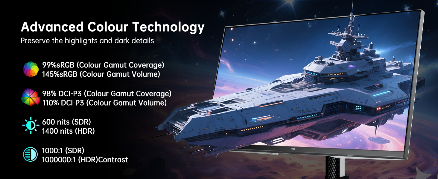 Màn Hình KTC M27P6 27 Inch 4K 160Hz HDR1400 Gaming Monitor 6 man-hinh-ktc-m27p6-27-inch-320-hz-miniled-4k-6