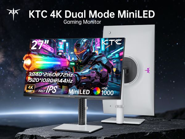 KTC 27インチ 4K 144Hz MiniLED HDR1000モニター 27