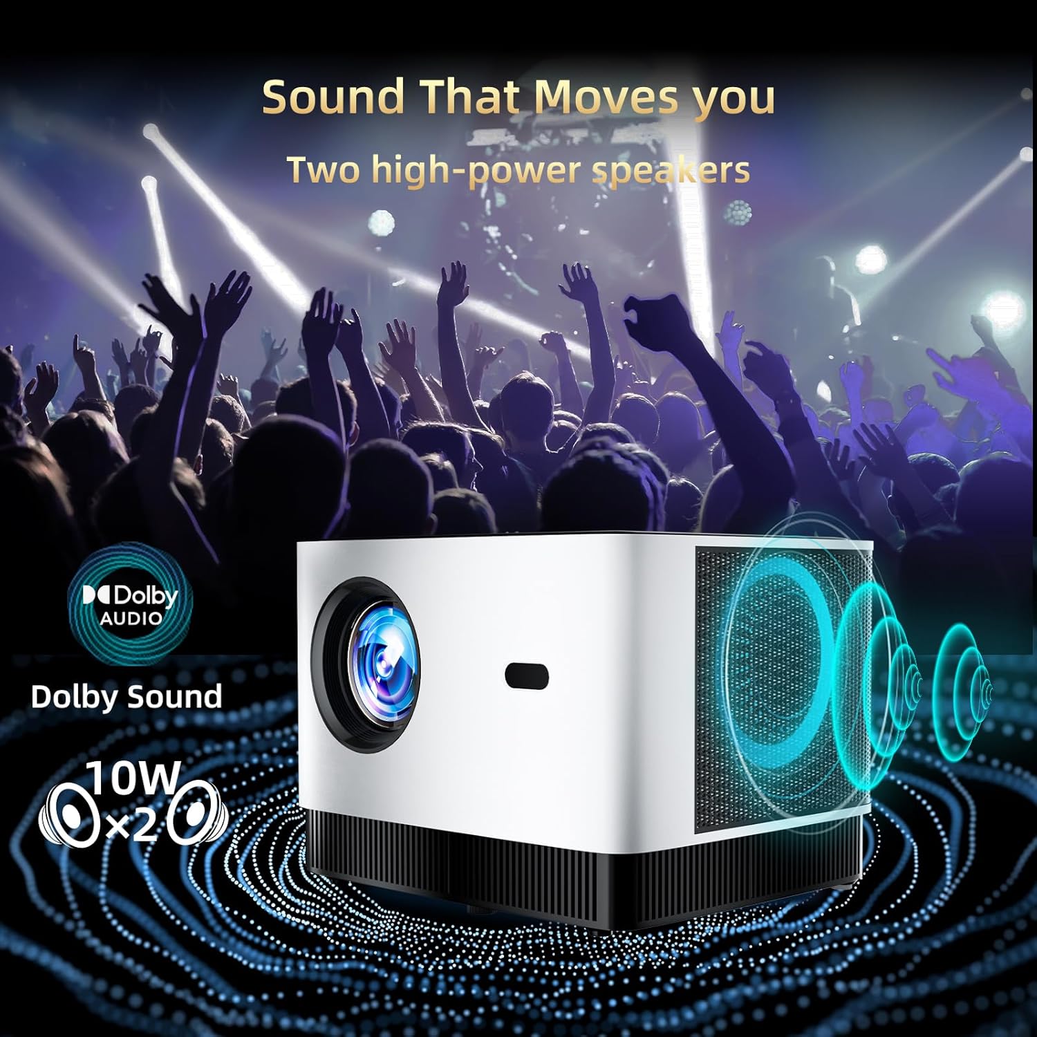 KTC Native 1080P＆4K Support Auto Focus Smart Projector丨P10